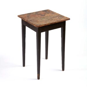 Distressed Antique Wood Brown Table
