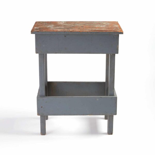 Distressed Antique Wood Grey Table