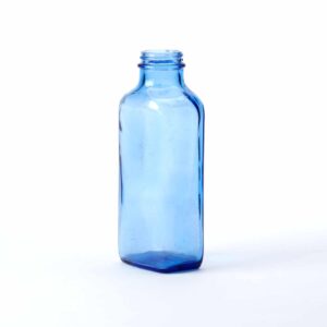 Vintage Cobalt Blue Glass Bottle No.20