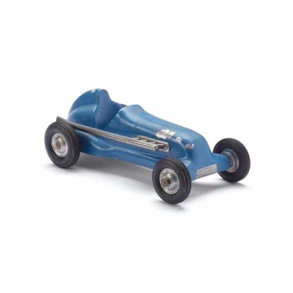 Vintage Blue Model Racing Car