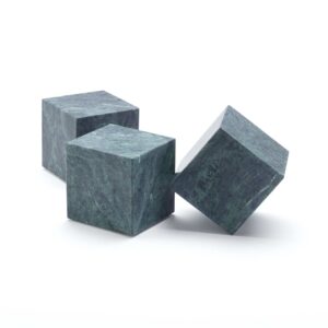 Dark Green Marble Cube (3 available)