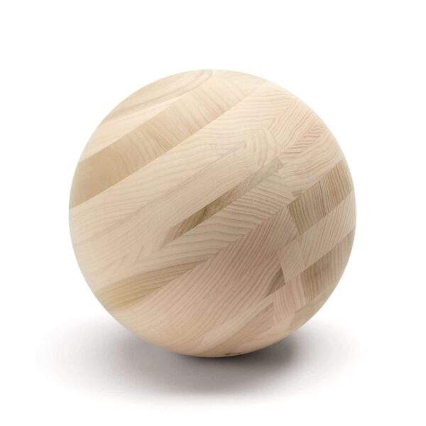 Wood Sphere No.10 (Solid Unfinished Wood)